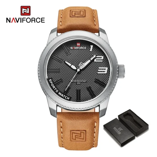 NAVIFORCE Men's Watch Waterproof Fashion Casual Quartz NF9202L - Image 3