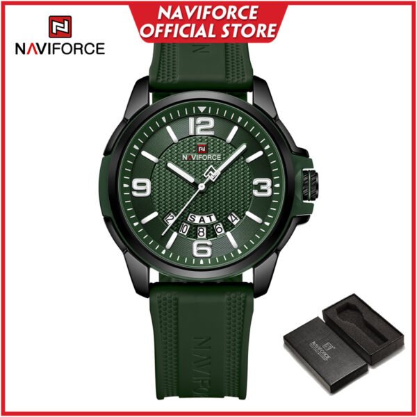 NAVIFORCE Men's Watch Casual Waterproof Relo Gift 9215T - Image 6