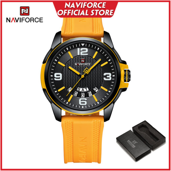 NAVIFORCE Men's Watch Casual Waterproof Relo Gift 9215T - Image 4